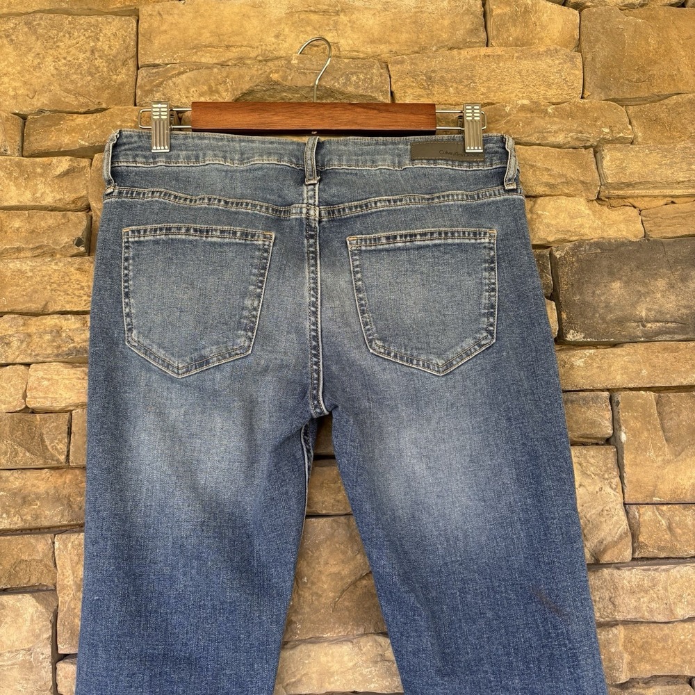 CALVIN KLEIN Jeans Women's Size 4 Blue Slim Boyfriend Denim - Picture 4 of 6